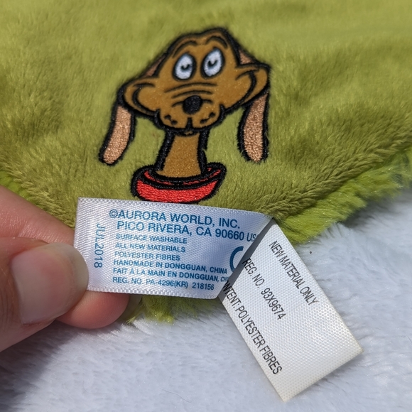 Aurora How The Grinch Stole Christmas Lovey Dr Seuss Max - Picture 3 of 4